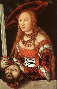 Judith with the Head of Holofernes Lucas  Cranach